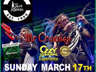 Mr Crowly The Ozzy Experience at Jack Rabbits on March 17